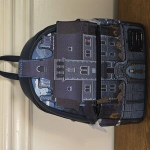 Loungefly MGM Wednesday Nevermore Academy Mini Backpack NWT